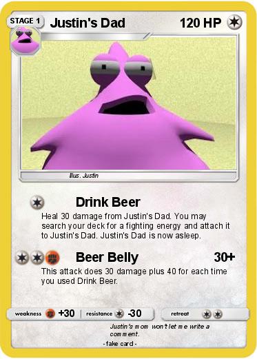 Pokemon Justin's Dad