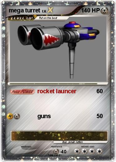 Pokemon mega turret