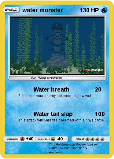 Pokemon water monster