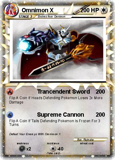 Pokemon Omnimon X