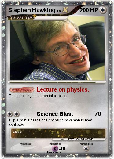 Pokemon Stephen Hawking
