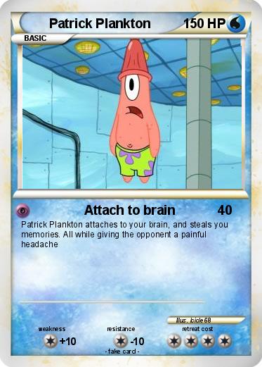 Pokemon Patrick Plankton
