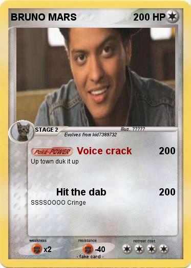 Pokemon BRUNO MARS