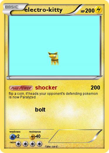 Pokemon electro-kitty