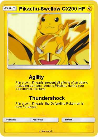 Pokemon Pikachu-Swellow GX