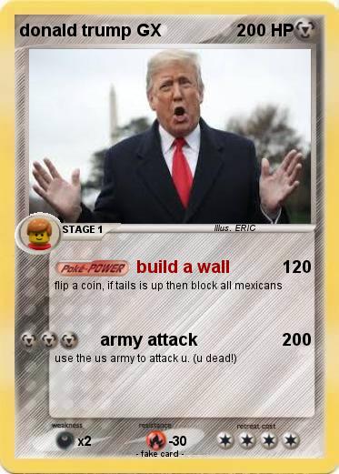 Pokemon donald trump GX