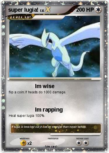 Pokemon super lugia!