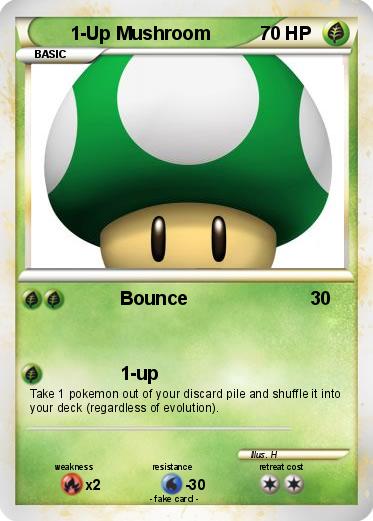 Pokemon 1-Up Mushroom