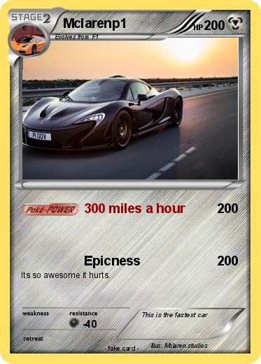 Pokemon Mclarenp1