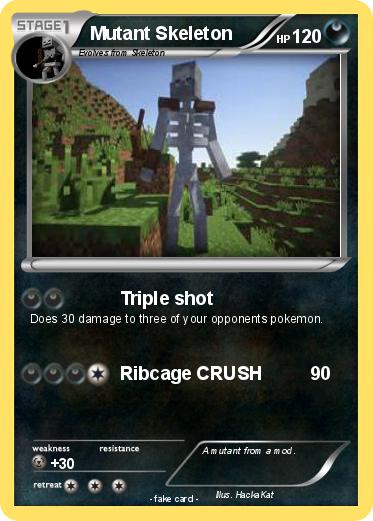 Pokemon Mutant Skeleton