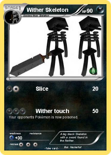 Pokemon Wither Skeleton
