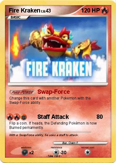 Pokemon Fire Kraken
