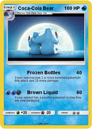 Pokemon Coca-Cola Bear
