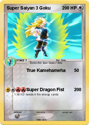Pokemon Super Saiyan 3 Goku