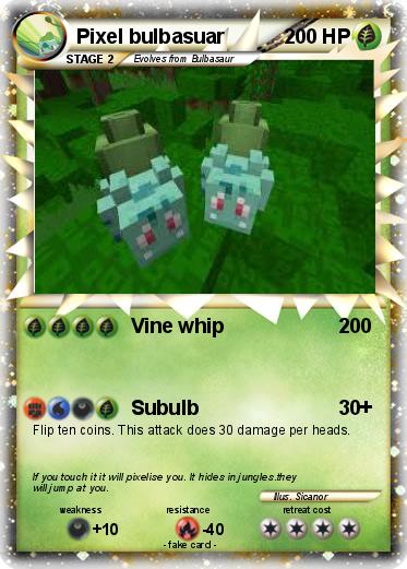 Pokemon Pixel bulbasuar