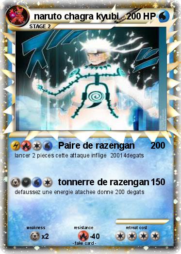 Pokemon naruto chagra kyubi