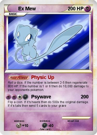 Pokemon Ex Mew