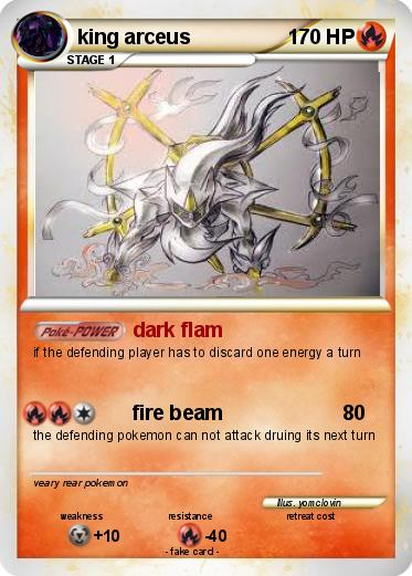 Pokemon king arceus