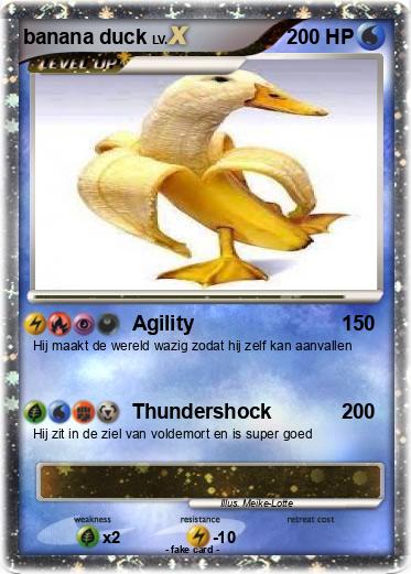 Pokemon banana duck