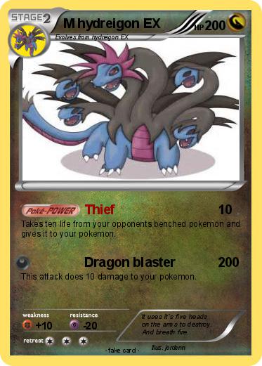 Pokemon M hydreigon EX