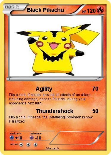 Pokemon Black Pikachu