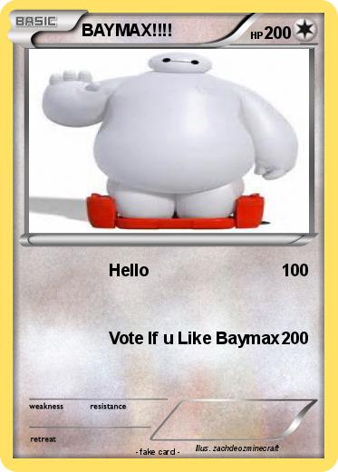 Pokemon BAYMAX!!!!