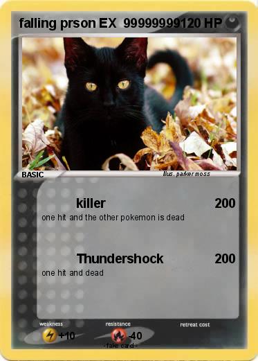 Pokemon falling prson EX  99999999