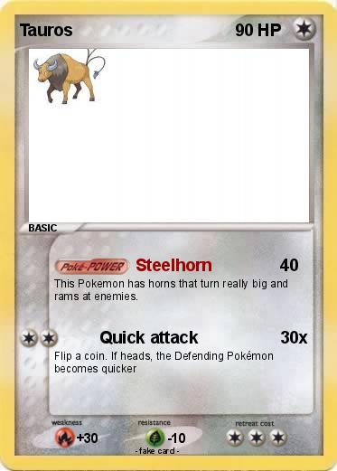 Pokemon Tauros
