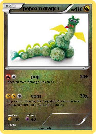 Pokemon popcorn dragon