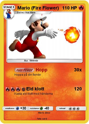 Pokemon Mario (Fire Flower)