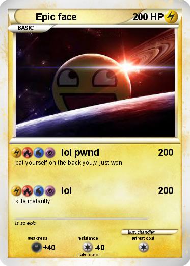 Pokemon Epic face