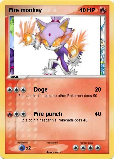 Pokemon Fire monkey