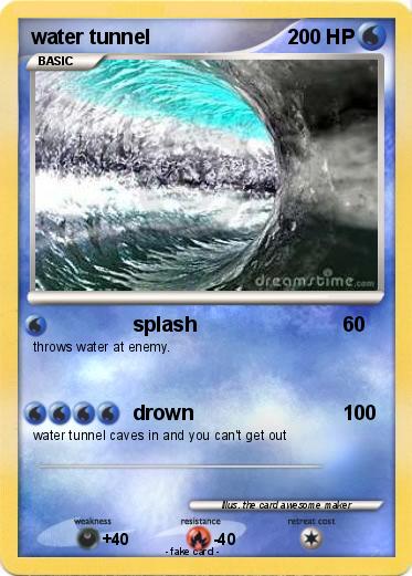 Pokemon water tunnel