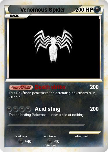 Pokemon Venomous Spider