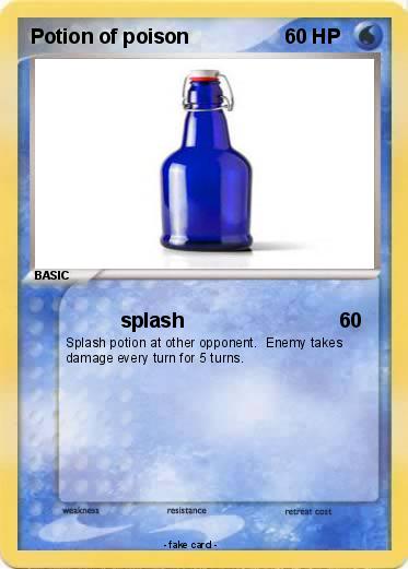 Pokemon Potion of poison