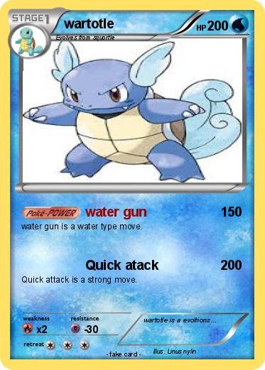Pokemon wartotle