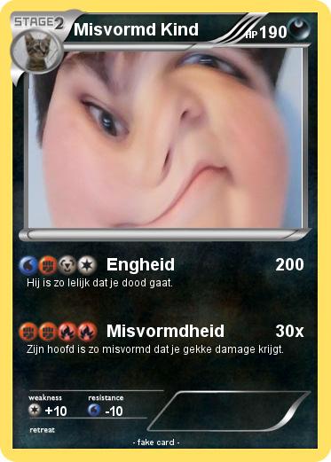 Pokemon Misvormd Kind