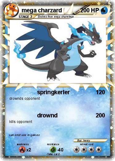 Pokemon mega charzard
