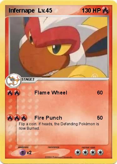 Pokemon Infernape  Lv.45