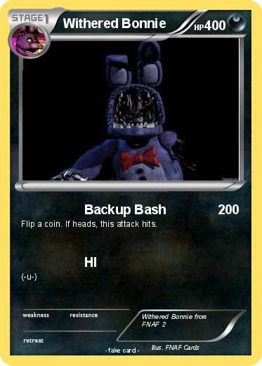 Pokemon Withered Bonnie