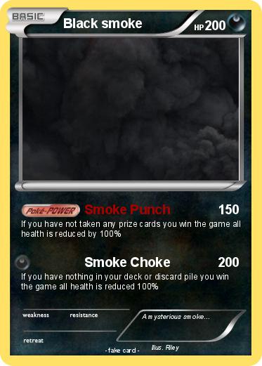 Pokemon Black smoke