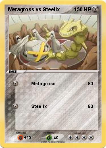 Pokemon Metagross vs Steelix