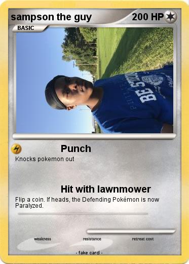 Pokemon sampson the guy