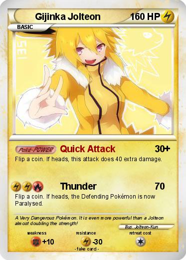Pokemon Gijinka Jolteon