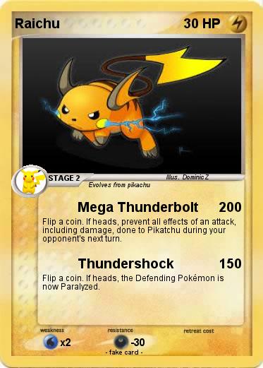 Pokemon Raichu