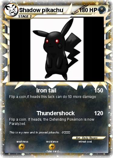 Pokemon Shadow pikachu