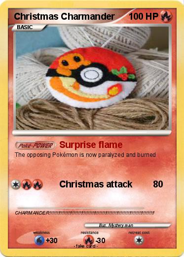 Pokemon Christmas Charmander