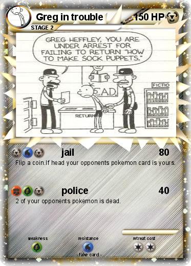 Pokemon Greg in trouble