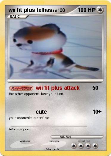 Pokemon wii fit plus telhas