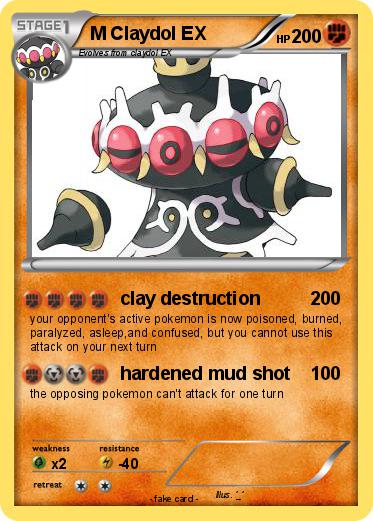 Pokemon M Claydol EX